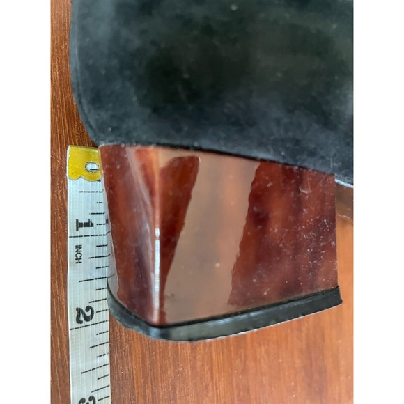 Etienne Aigner Pumps Dress Shoes Size 7.5  Two Toned Black & Brown - Picture 12 of 14